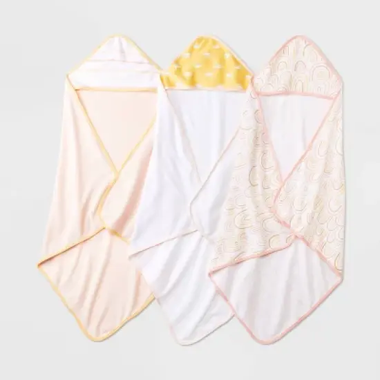 Baby Girls' 3pk Hooded Towel - Cloud Island&trade; image {2}