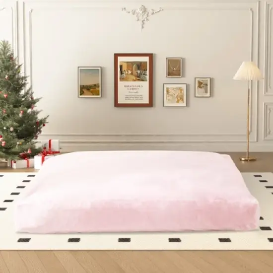 Giant Bean Bag Chair Bed for Adults, Convertible Beanbag Folds from Lazy Chair to Floor Mattress Bed, Large Floor Sofa Couch, Big Sofa Bed image {5}