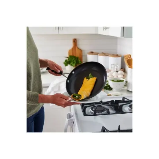 Select by Calphalon 3qt Nonstick Hard-Anodized Saute Pan with Lid image {1}