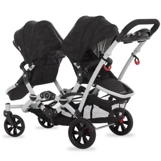 Dream On Me Track Tandem Stroller- Face To Face Edition image {2}