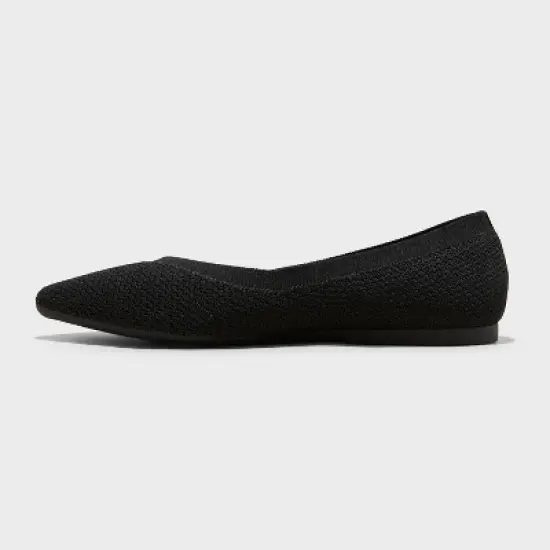 Women's Claire Knit Washable Ballet Flats - A New Day&trade; image {1}