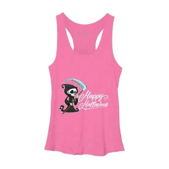 Women's Design By Humans HAPPY HALLOWEEN - Special Edition By wedenote Racerback Tank Top image {3}