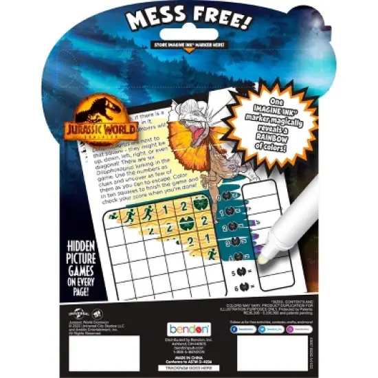 Jurassic World: Dominion Imagine Ink Book image {1}