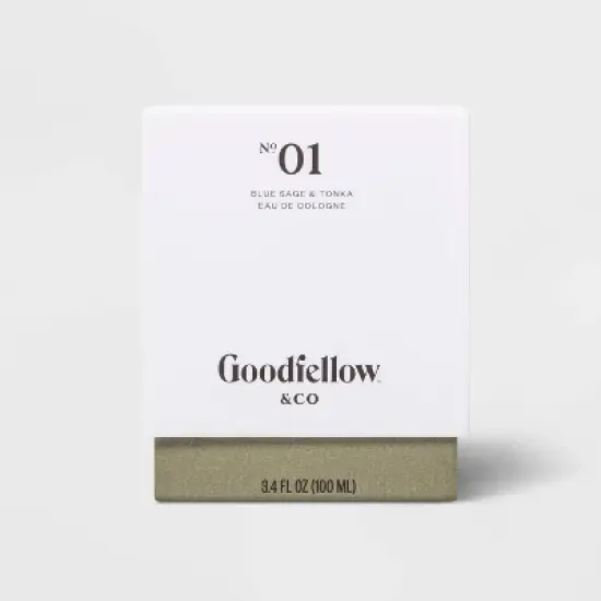 No.1 Blue Sage & Tonka Men's Cologne - 3.4 fl oz - Goodfellow & Co&trade; image {2}