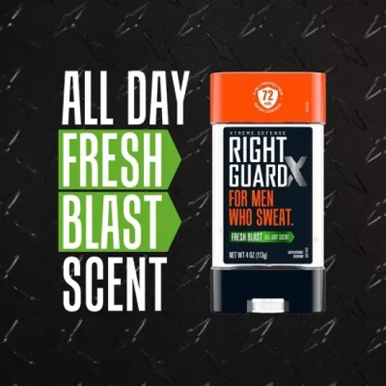 Right Guard Xtreme Defense Gel Antiperspirant & Deodorant - Fresh Blast - 4oz image {4}