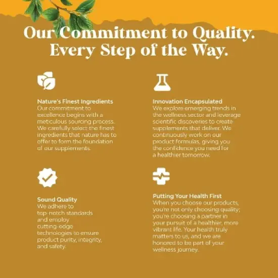 Quercetin with Bromelain Advanced Complex Capsule, High Potent Supplement for Immunity, Respiratory, Heart & Overall Health, Nature's Craft, 90ct image {4}