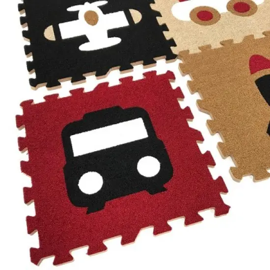 Sorbus Interlocking Puzzle Mat Carpet (16 Pieces) image {5}