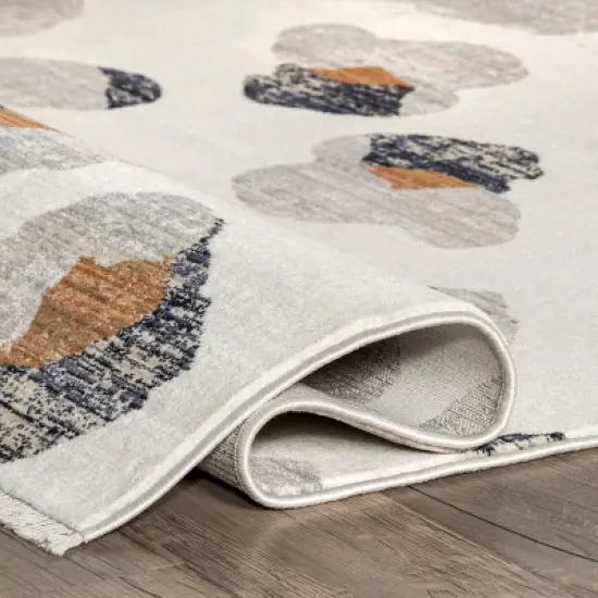 nuLOOM Transitional Leopard Fringe Area Rug image {3}