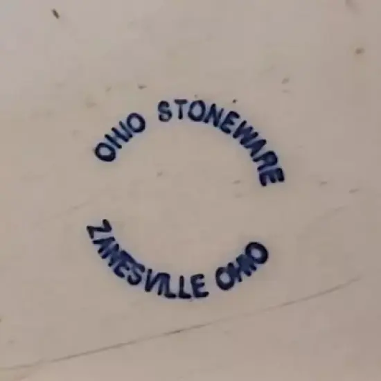 Ohio Stoneware Cat Food Crock Bowl Feeder Dish Labeled Kitty Bristol 5 in image {2}