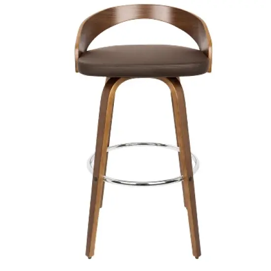 Set of 2 Grotto Upholstered Barstools - Lumisource image {6}