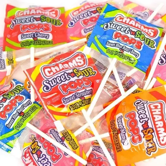 Charms Sweet and Sour Pops Assorted, 48 Count image {1}