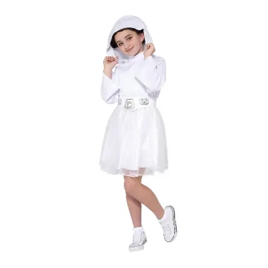 Star Wars Girl's Princess Leia Halloween Costume Dress image {2}