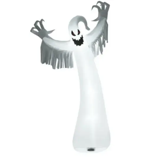 Syemin Decorative Holiday Scene Props Halloween Inflatable Decoration Giant Halloween Inflatable Ghost Decor Party Yard Decoration, White, 35"*35"*96" image {1}