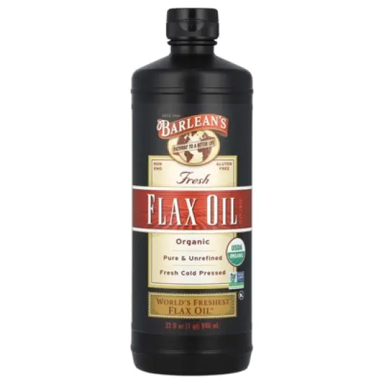 Barlean's Organic Fresh Flax Oil, 32 fl oz (946 ml) image {4}