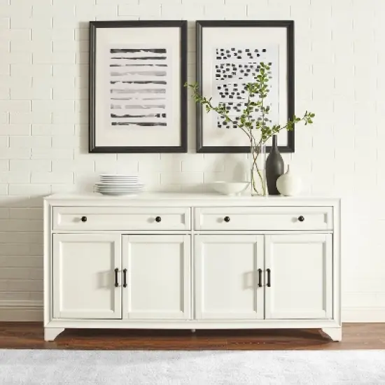 Tara Sideboard Distressed White - Crosley image {2}