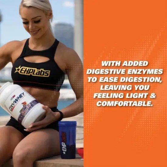 EHPlabs OxyWhey Whey Protein Isolate Powder - 25g of Sugar Free Whey Protein Powder, Meal Replacement Shake - 25 Serves (Peanut Butter) image {3}