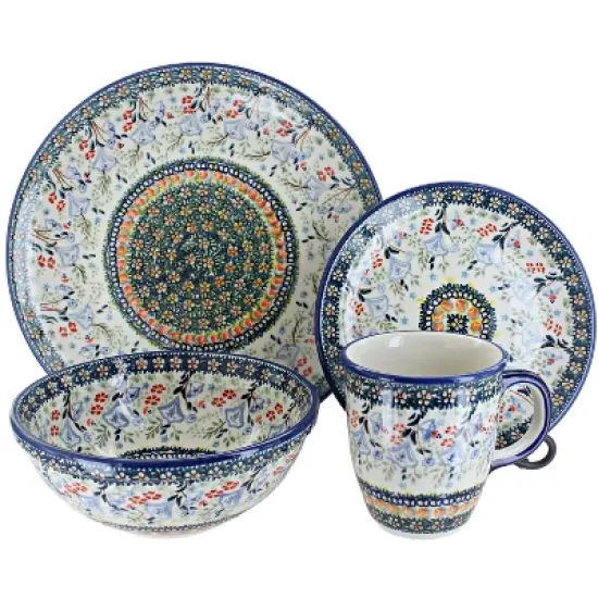 Blue Rose Polish Pottery Manufaktura Dinnerware (16PC) image {11}