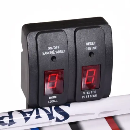 Costway 42''Air Powered Hockey Table Game Room Indoor Sport Electronic Scoring 2 Pushers image {7}