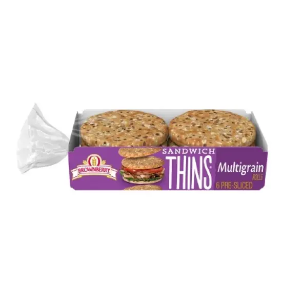 Brownberry Multigrain Sandwich Thins - 12oz image {9}
