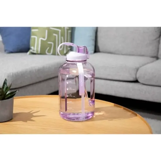 Blogilates 128oz Water Bottle - Lilac Haze: BPA-Free PETG, Portable Drinkware image {2}