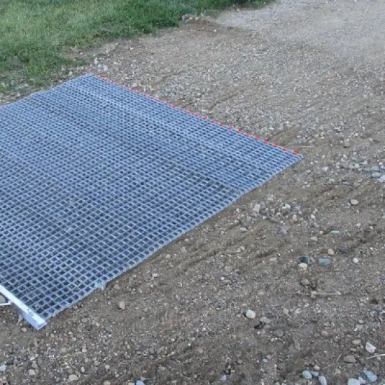 Yard Tuff ATV/UTV 5' x 3' Zinc Plated Field Surface Leveling Drag Mat (2 Pack) image {2}