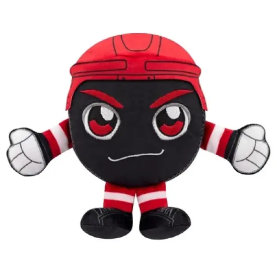 Bleacher Creatures Detroit Red Wings 8" Kuricha Hockey Puck Sitting Plush image {1}