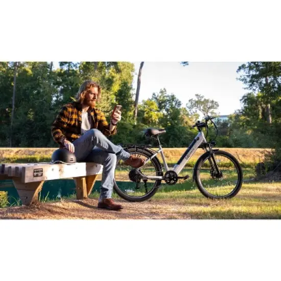 GoPowerBike GoVelo Electric Bike for Adults &ndash; 500W Motor, Removable Battery, 26&rdquo; Tires, 20 MPH Top Speed, 50+ Mile Range image {1}