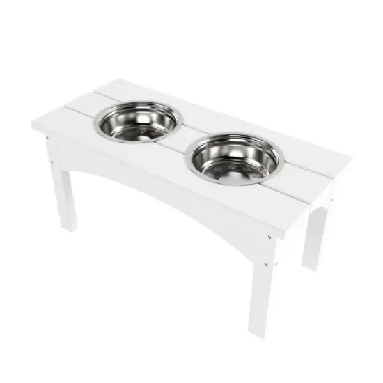 WestinTrends Elevated Pet Feeder for Cats and Dogs Puppy, Removable stainless steel eating Bowl, All Weather Resistant image {19}