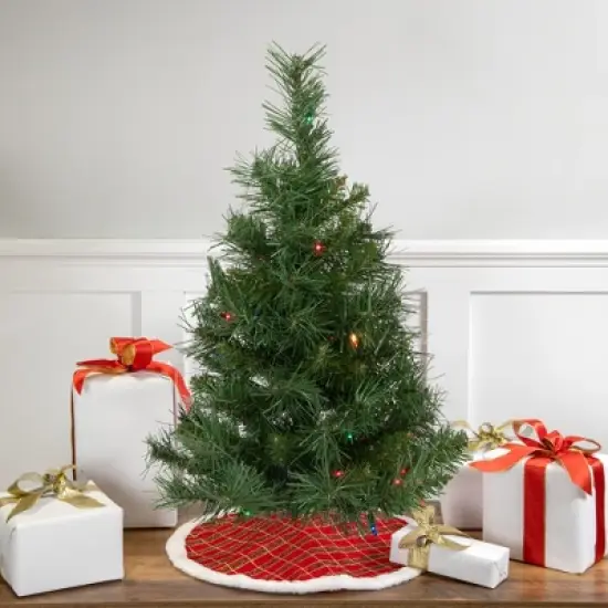 Northlight Pre-Lit Medium Royal Pine Artificial Christmas Tree - 2' - Multicolor Lights image {1}