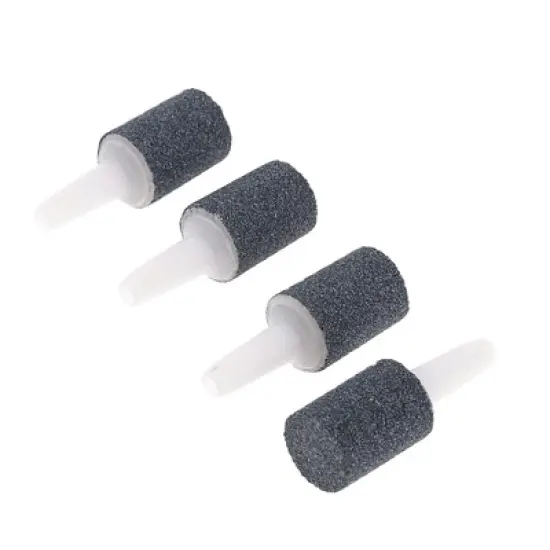 Unique Bargains Cylinder Mini Air Stone Bubble Release Aerator Pump for Aquarium 4 Pcs image {2}