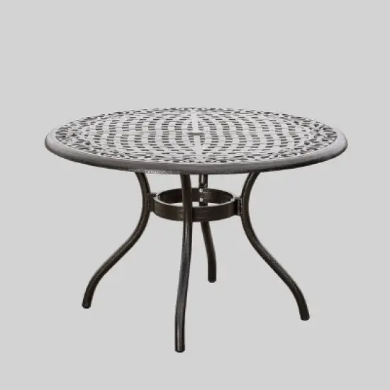 Hallandale Sarasota 5pc Cast Aluminum Patio Dining Set - Bronze - Christopher Knight Home image {2}