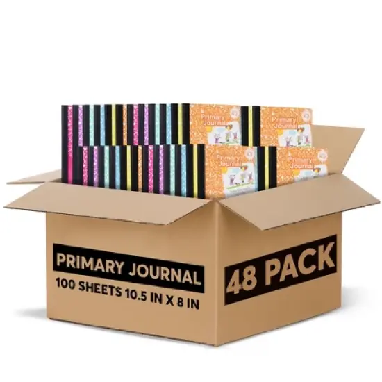 Manaloom Primary Journal Notebook Grades K-2 &ndash; 100 Sheets, 9.75" x 7.5" &ndash; Primary Ruled with Drawing Space image {7}