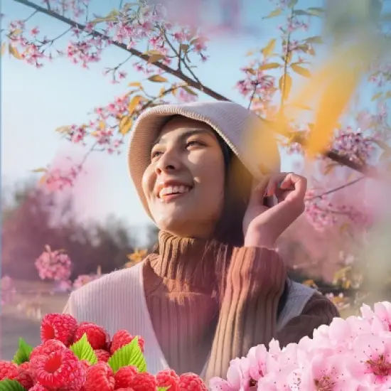 Air Wick Vibrant Essential Mist - Cherry Blossom & Raspberry - 0.67 fl oz image {1}