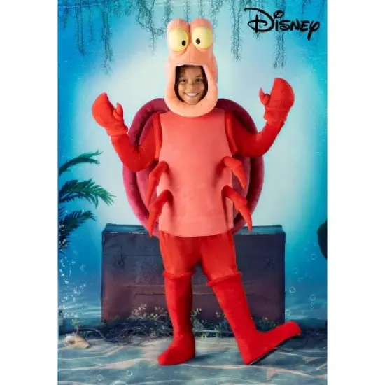 HalloweenCostumes.com Boys Disney The Little Mermaid Sebastian Halloween Costume | Kids Crab Costume Outfit image {9}