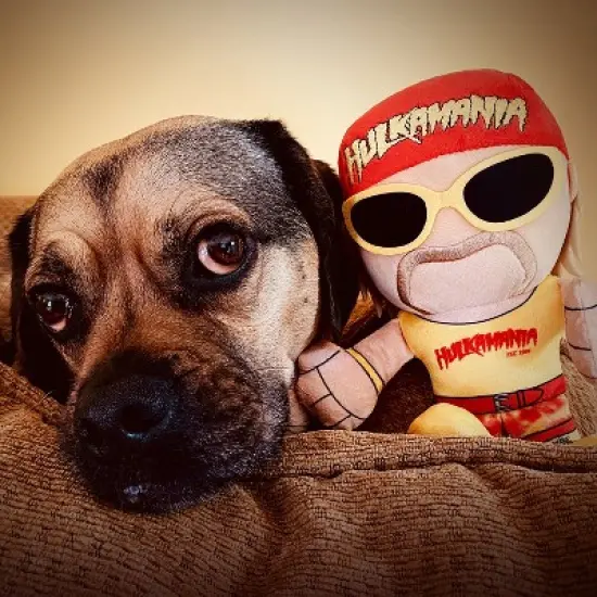 Bleacher Creatures WWE Hulk Hogan 8" Kuricha Sitting Plush image {4}