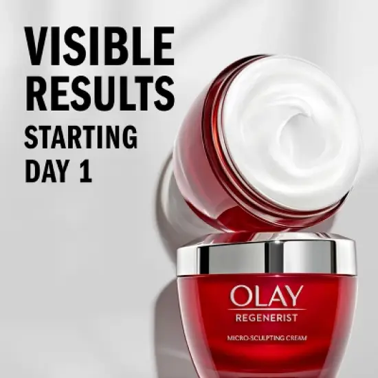 Olay Regenerist Micro-Sculpting Cream Face Moisturizer with Niacinamide - 1.7oz image {2}
