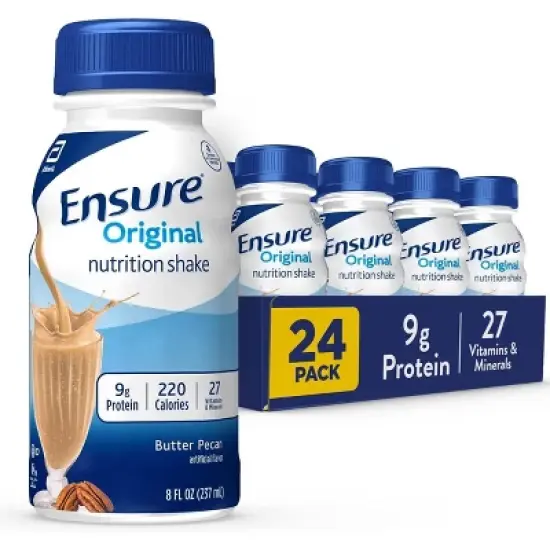 Ensure Original Nutrition Shake, Butter Pecan, 8 oz, Case of 24 image {7}