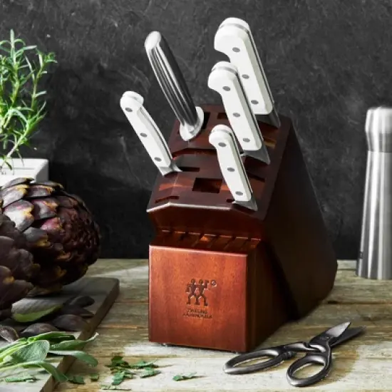 ZWILLING Pro Le Blanc 7-pc Knife Block Set image {2}