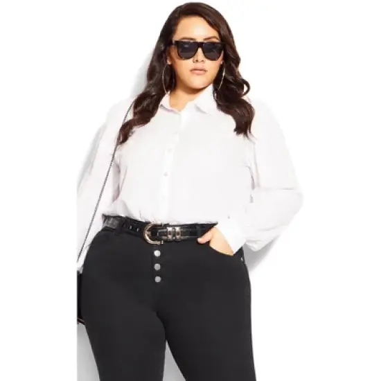 Women's Plus Size Harley Classic Skinny Jean - black | CITY CHIC image {2}