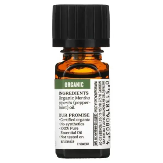 Aura Cacia Organic Peppermint Pure Essential Oil - 0.25 fz image {3}