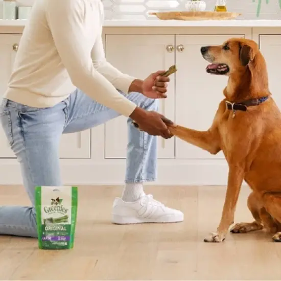 Greenies Dental Chews Flavored with Spearmint and Blueberry Dog Treat - Large - 36oz image {3}