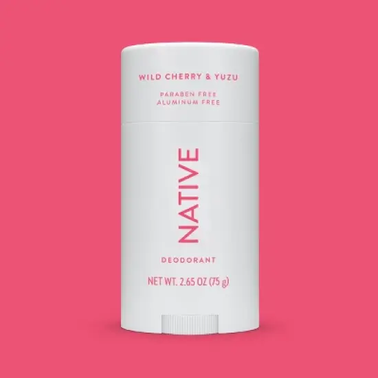 Native Solid Deodorant - Wild Cherry & Yuzu - Aluminum-Free 2.65oz image {7}