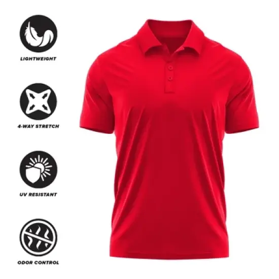 Men's Saginaw Valley State University Adult Polo Left Chest Logo image {4}
