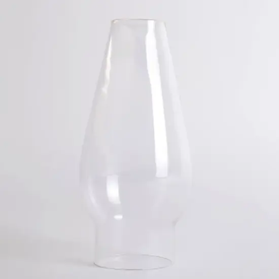 Lehman's Replacement Oil Lamp Chimney, Gem Pine Model with 1 5/8 inch Base, Clear Glass image {1}