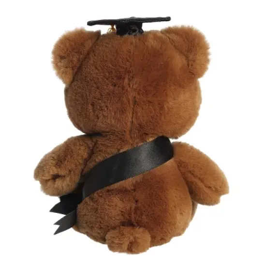 Aurora Graduation 10.5" Hugga-Wug Bear Brown Stuffed Animal image {3}