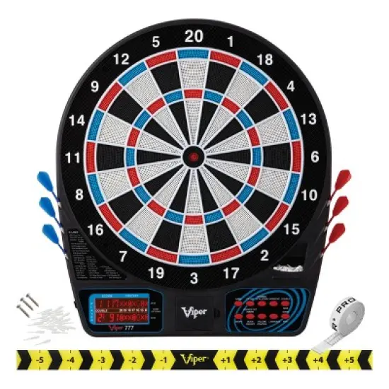 Viper 777 Electronic Dartboard Patriot Dart Set image {1}