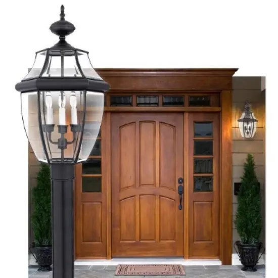 Quoizel Lighting Newbury 1 - Light Sconce in  Mystic Black image {1}