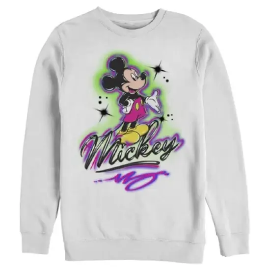 Men's Mickey & Friends Airbrushed Signature Sweatshirt image {3}
