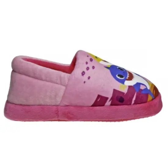 Baby Shark "Cool and Friendly" PJ Slippers for boys and girls | Warm Plush Dual Size Slippers (Toddler/Little Kid) image {3}