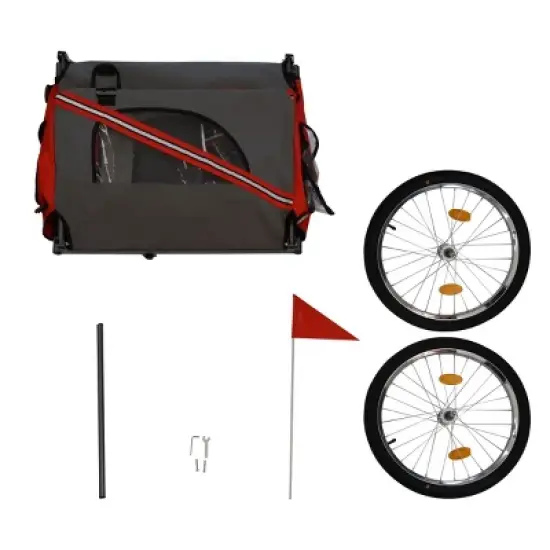 Foldable Pet Stroller, Dog Stroller For Under 88 Lbs Dog, Dog Car Seat With Internal Leash And No-Slip Floor-Cuddlewood image {6}